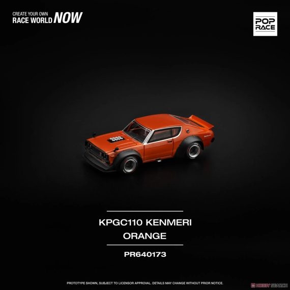 POPRACE 1:64 Skyline GT-R V8 Drift (Kenmeri) PR640173
