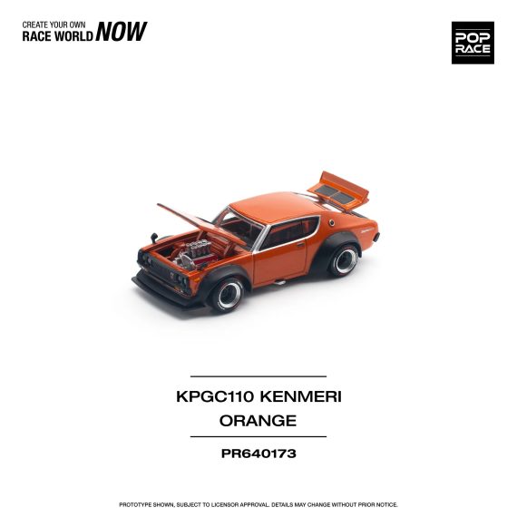 POPRACE 1:64 Skyline GT-R V8 Drift (Kenmeri) PR640173