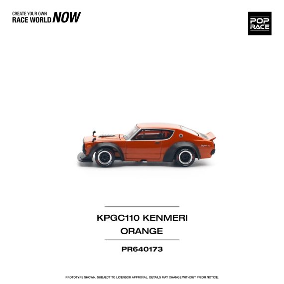 POPRACE 1:64 Skyline GT-R V8 Drift (Kenmeri) PR640173