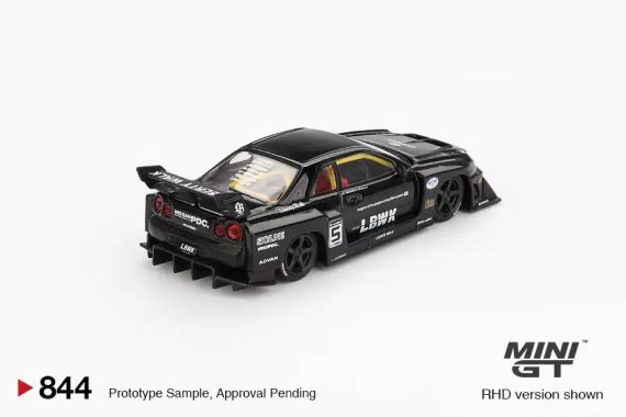 MINI GT No.844 Nissan LB-ER34 Super Silhouette SKYLINE Black / Blister Packaging MGT00844