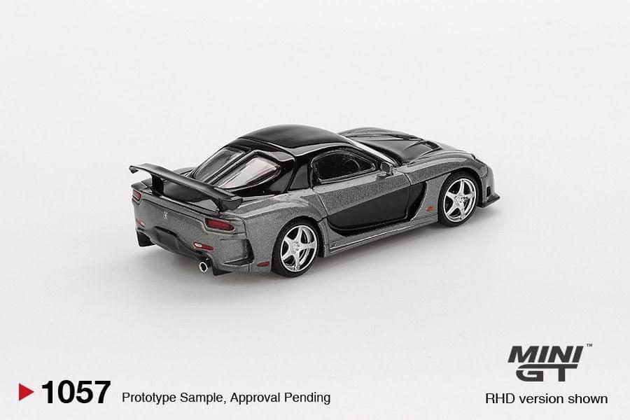MINI GT No.1057 Mazda RX-7 VeilSide Fortune Grey MGT01057