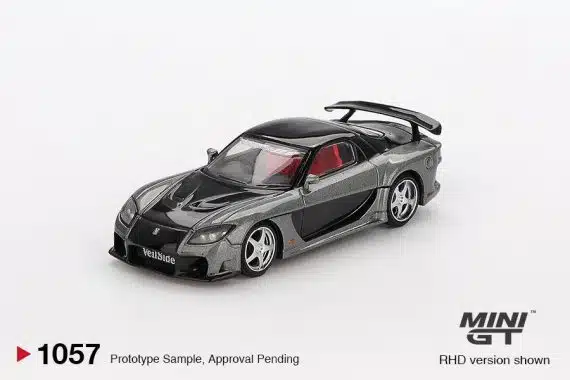 MINI GT No.1057 Mazda RX-7 VeilSide Fortune Grey MGT01057