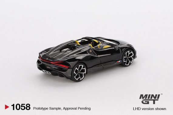 MINI GT No.1058 Bugatti W16 Mistral Black MGT01058