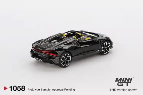 MINI GT No.1058 Bugatti W16 Mistral Black MGT01058