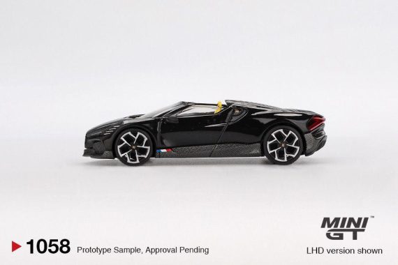 MINI GT No.1058 Bugatti W16 Mistral Black MGT01058