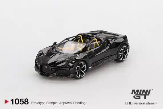 MINI GT No.1058 Bugatti W16 Mistral Black MGT01058