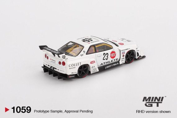 MINI GT No.1059 Nissan LB-ER34 Super Silhouette ATHLETE/COLLET MGT01059