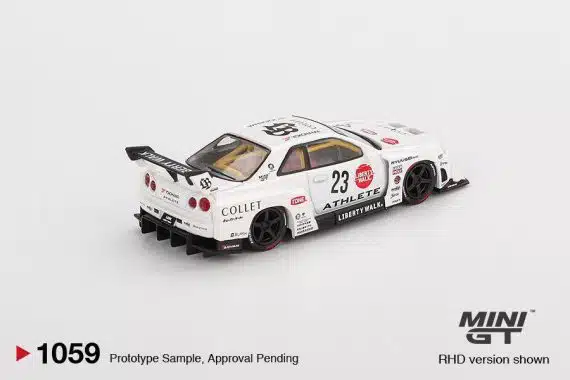 MINI GT No.1059 Nissan LB-ER34 Super Silhouette ATHLETE/COLLET MGT01059