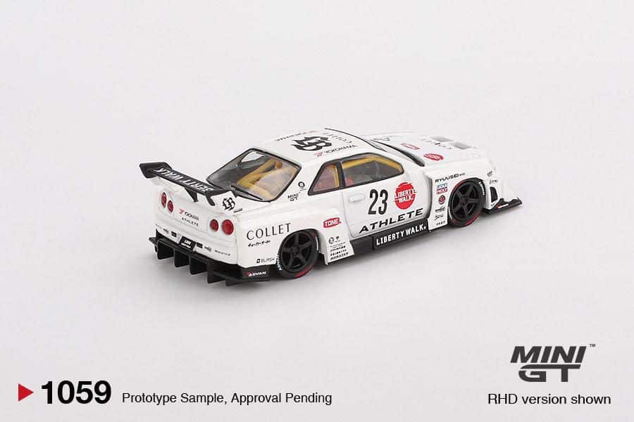 MINI GT No.1059 Nissan LB-ER34 Super Silhouette ATHLETE/COLLET MGT01059