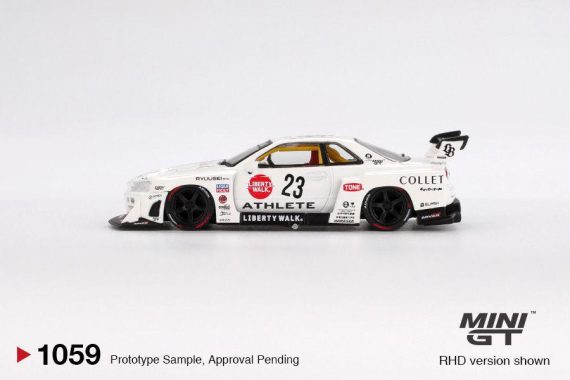 MINI GT No.1059 Nissan LB-ER34 Super Silhouette ATHLETE/COLLET MGT01059