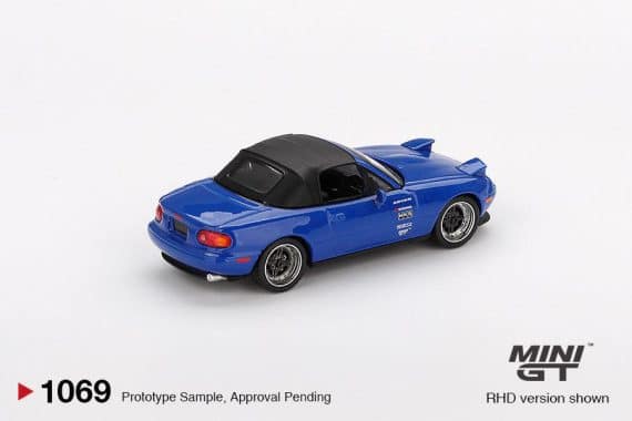 MINI GT No.1069 Mazda Miata MX-5 (NA) Tuned Version Dark Blue MGT01069