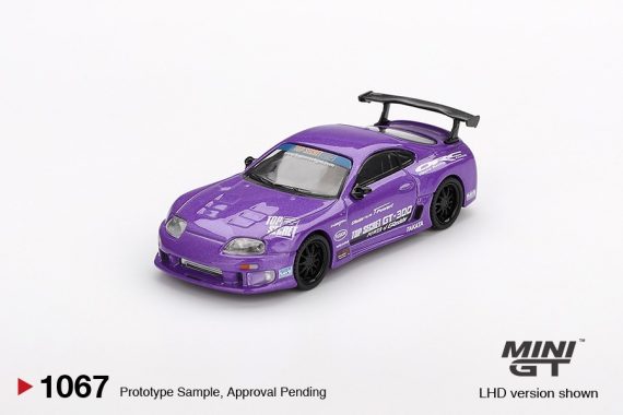 MINI GT No.1067 Toyota Supra (A80) Top Secret GT-300 Top Secret Purple /Blister packaging MGT01067-BL