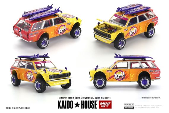 MINI GT No.210 Datsun KAIDO 510 Wagon 4x4 Kaido ISLANDS V1 KHMG210