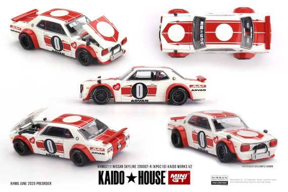 MINI GT No.211 Nissan Skyline 2000GT-R (KPGC10) Kaido Works V2 KHMG211