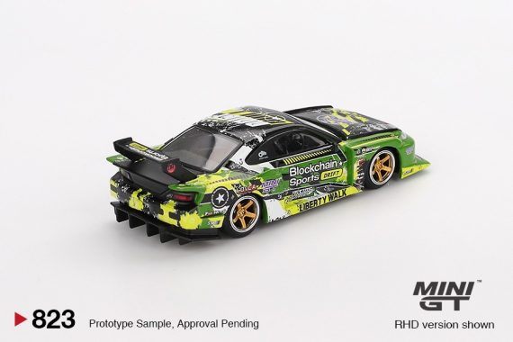 MINI GT No.823 Nissan LB-Super Silhouette S15 SILVIA #555 V2 2024 Formula Drift Japan /Blister packaging MGT00823-BL