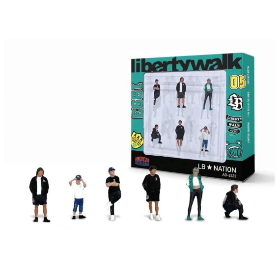 American Diorama 1:64 Figure Set: LB Nation libertywalk AD-2422