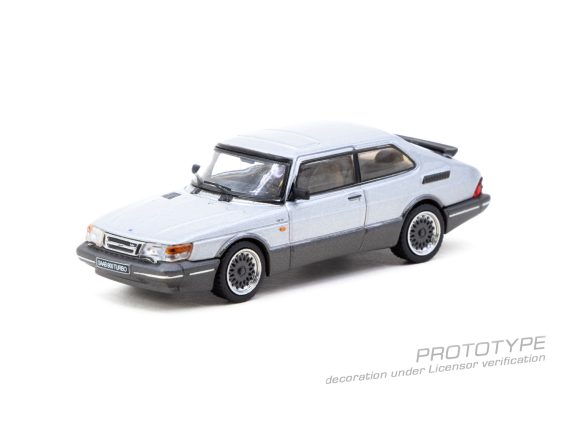 Tarmac Works 1:64 GLOBAL64 Saab 900 Turbo Silver T64G-056-SL