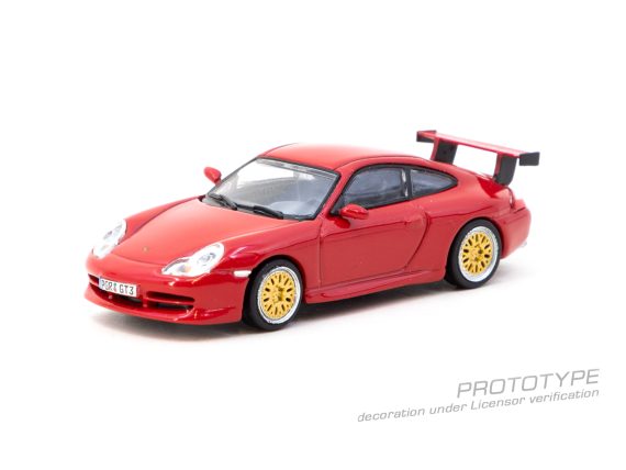 Tarmac Works 1:64 GLOBAL64 Porsche 911 GT3 (type 996) Red T64G-069-RE