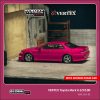 Tarmac Works 1:64 GLOBAL64 VERTEX Toyota Mark II JZX100 Red Metallic T64G-024-RE