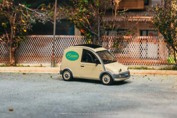 Tarmac Works 1:64 GLOBAL64 Nissan S-Cargo Presentation Model Car + Trading Cards Combo Set T64G-073-PRE