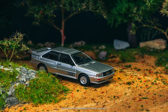 Tarmac Works 1:64 Audi Quattro Silver T64S-025-SL