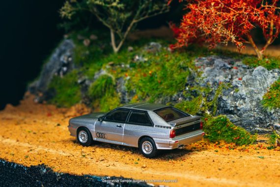 Tarmac Works 1:64 Audi Quattro Silver T64S-025-SL
