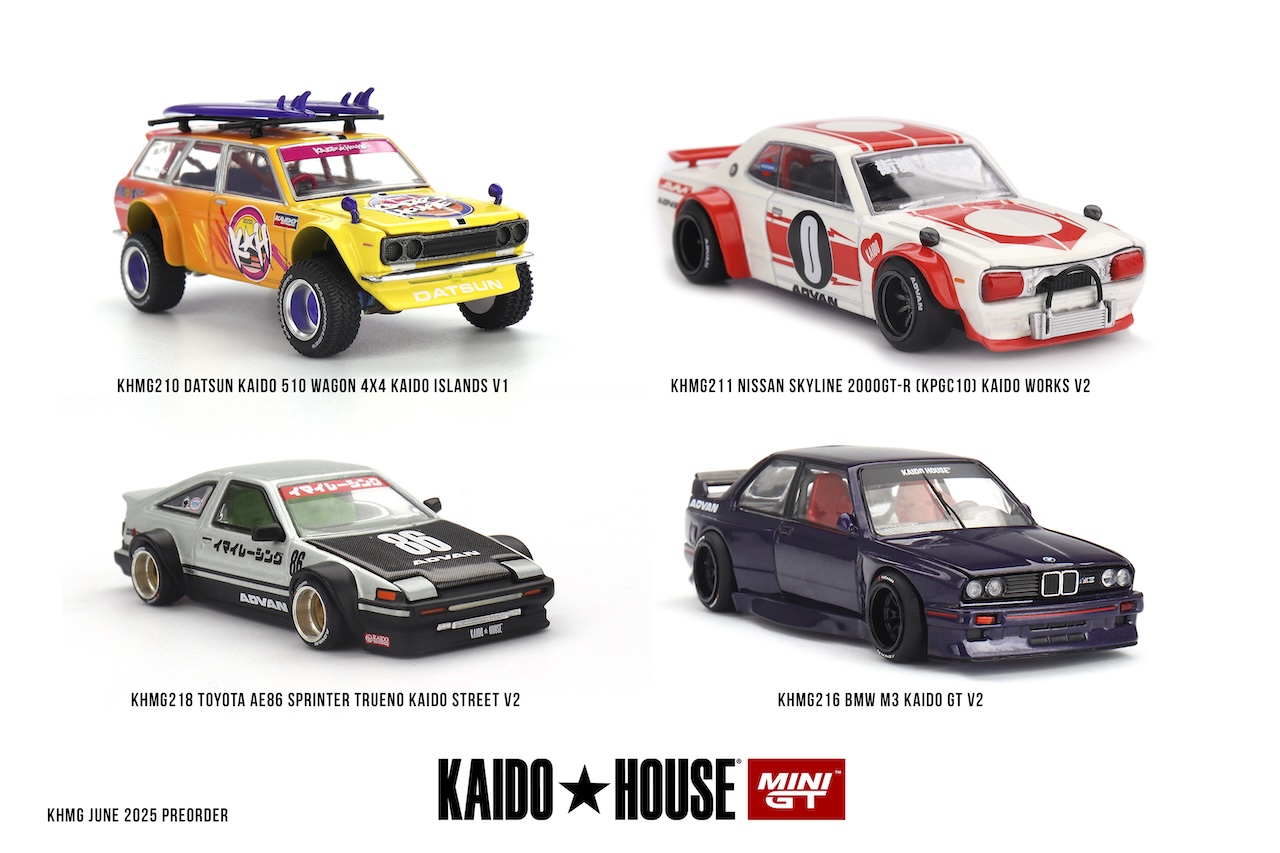 Jun 2025 MINI GT Kaido★House New Pre Order