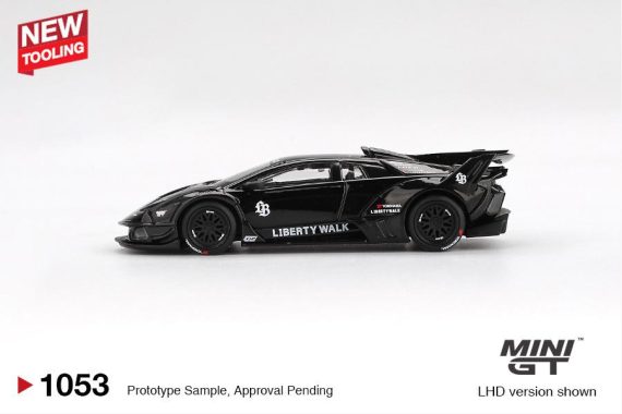 MINI GT No.1053 Lamborghini LB-Silhouette WORKS MURCIELAGO GT Evo Black /Blister packaging MGT01053-BL