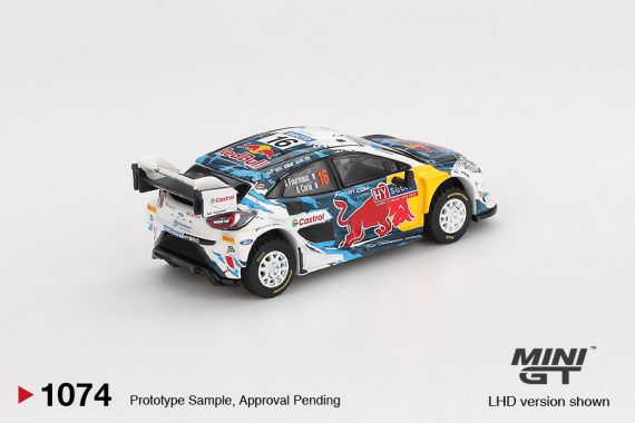 MINI GT No.1074 Ford Puma Rally1 #16 M-Sport Ford WRT 2024 Rally Finland 3rd Place MGT01074