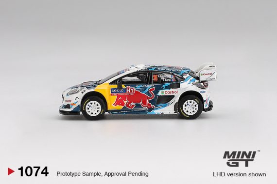 MINI GT No.1074 Ford Puma Rally1 #16 M-Sport Ford WRT 2024 Rally Finland 3rd Place MGT01074