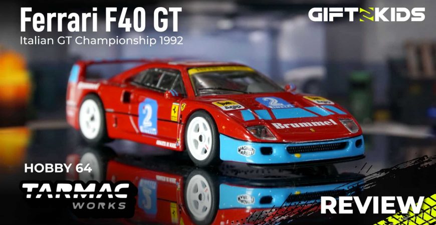 Unboxing Tarmac Works HOBBY64 Ferrari F40 GT